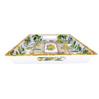 Plateau rectangulaire en mélamine Capri 50 x 36 cm - Visuel 2